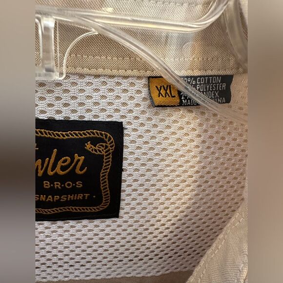 Howler Brothers Western Gaucho Snapshirt Frigates XXL - Picture 5 of 8